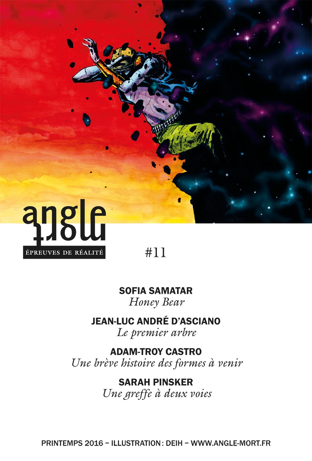 ebook cover of Angle Mort numéro 11, by Adam-Troy Castro, Jean-Luc Andre D'Asciano, Sarah Pinsker, Sofia Samatar