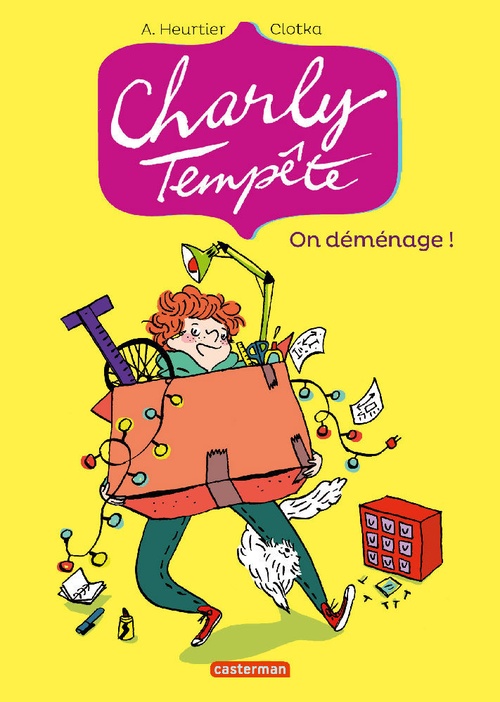 Couverture ebook de Charly Tempête (Tome 1) - On déménage !, de Clotka, A. Heurtier