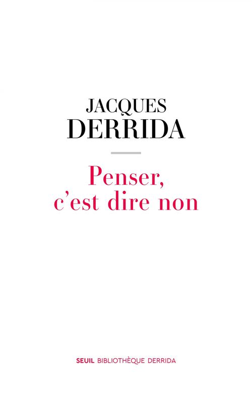 ebook cover of Penser, c´est dire non, by