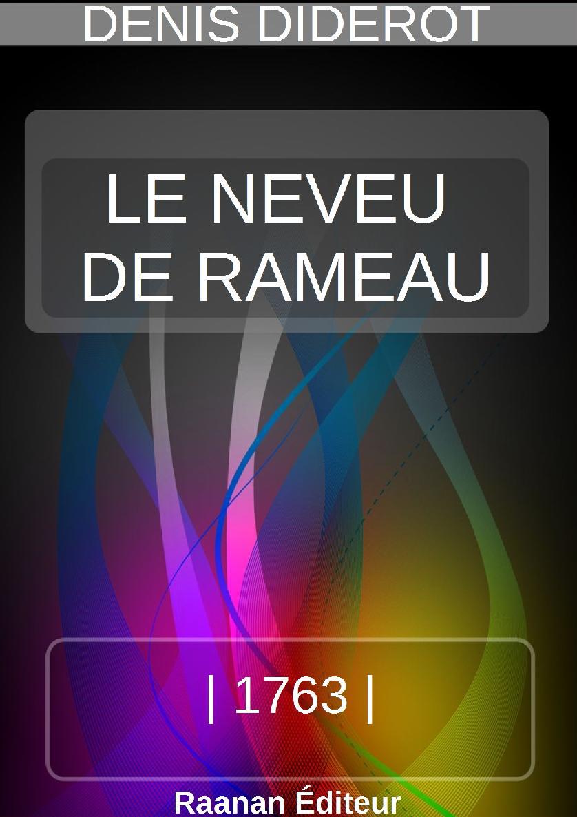 Couverture ebook de LE NEVEU DE RAMEAU, de Denis Diderot