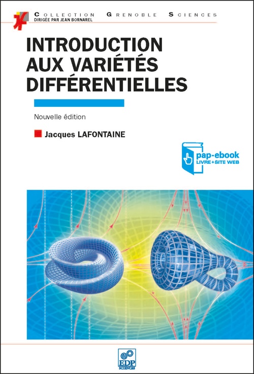 Couverture ebook de Introduction aux variétés différentielles, de Jacques Lafontaine