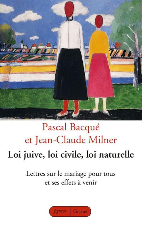 Couverture ebook de Loi juive, loi civile, loi naturelle, de Pascal Bacqué, Jean-Claude Milner