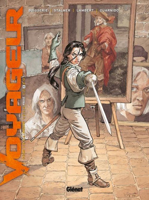Couverture ebook de Voyageur - Passé - Tome 03, de Éric Stalner, Éric Lambert, Pierre Boisserie, Juanjo Guarnido