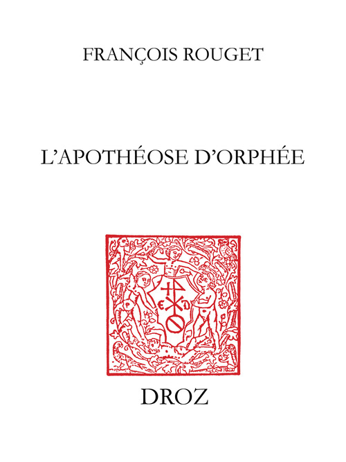 ebook cover of L'Apothéose d´Orphée, by Rouget Francois