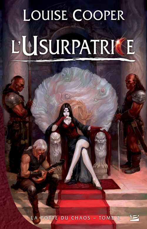 Couverture ebook de La Porte du Chaos, T2 : L'Usurpatrice, de Louise Cooper, Benjamin Kuntzer