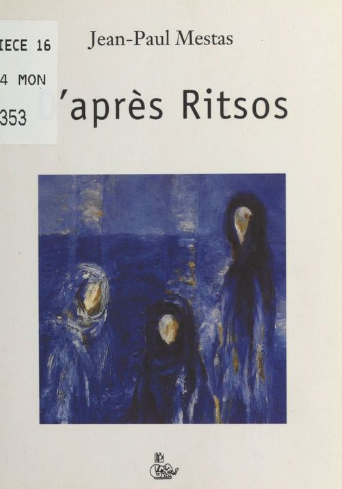 ebook cover of D'aprés Ritsos, by Jean-Paul Mestas
