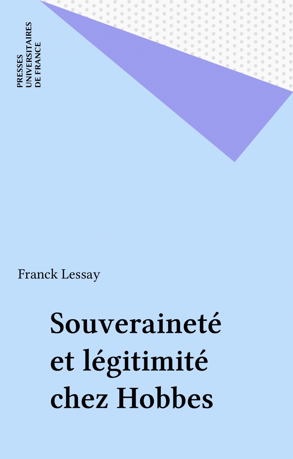 Couverture ebook de Souveraineté et légitimité chez Hobbes, de Franck Lessay