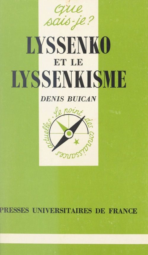 ebook cover of Lyssenko et le lyssenkisme, by Denis Buican