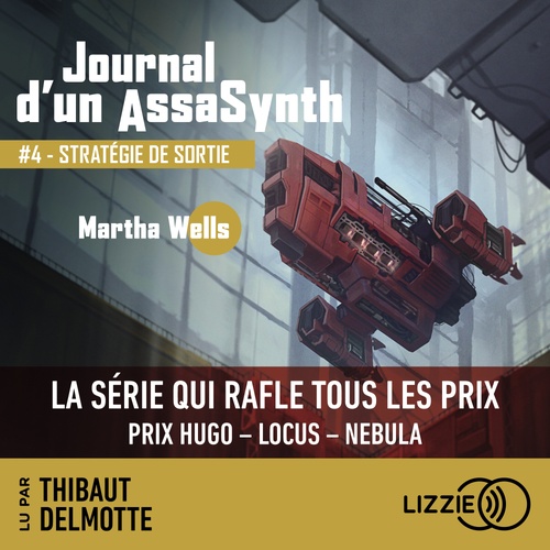 audiobook cover of Journal d'un AssaSynth - Tome 4 Stratégie de sortie, by Martha Wells