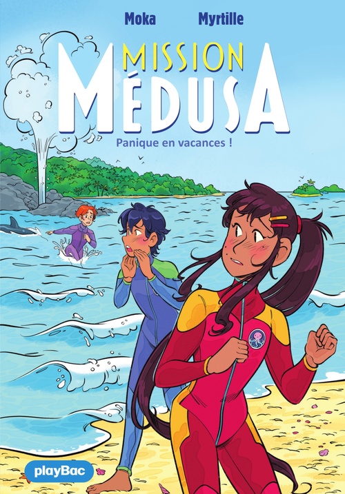 Couverture ebook de Mission Médusa - Panique en vacances - Tome 4, de Moka, Myrtille