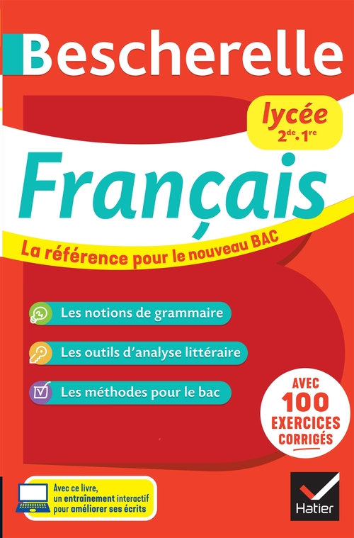 ebook cover of Bescherelle lycée - Français 2de, 1re Nouveau bac, by Aurélia Courtial, Laurence Ignazi, Nora Nadifi
