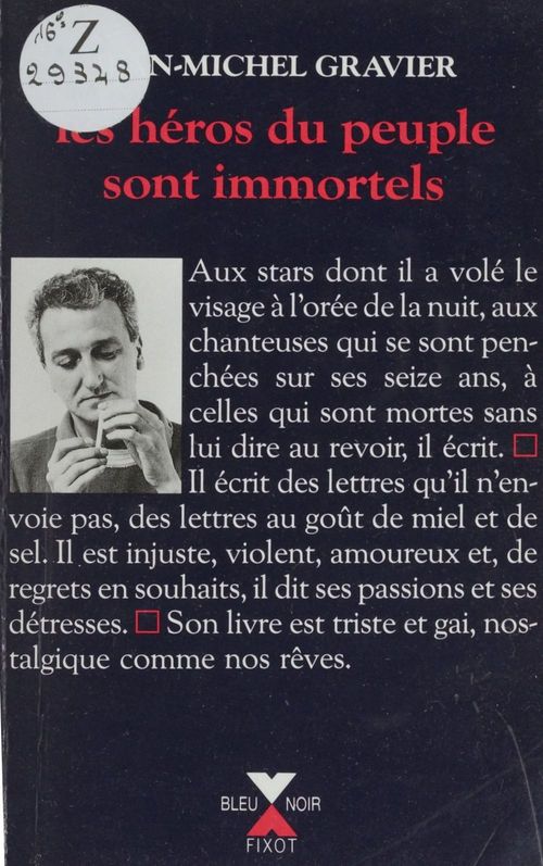 Couverture ebook de Les héros du peuple sont immortels, de Jean-michel Gravier
