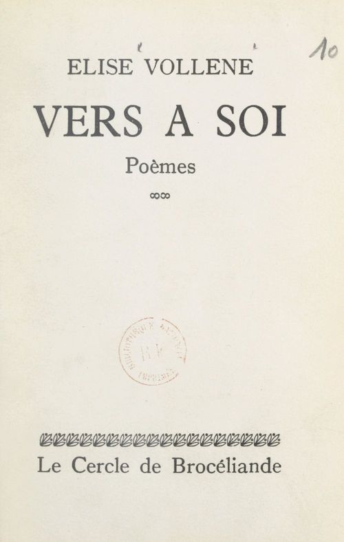 Couverture ebook de Vers à soi, de Elise Vollene