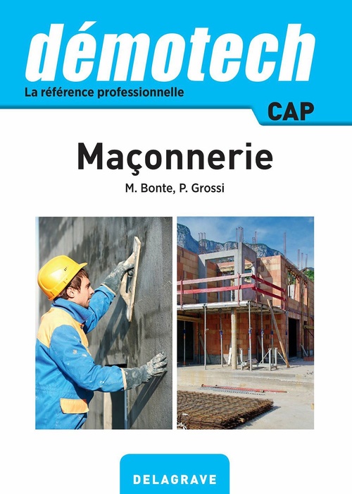 ebook cover of Démotech Maçonnerie CAP (2016) - Référence, by Michel Bonte, Primo Grossi