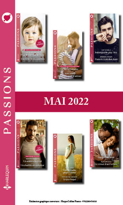 Couverture ebook de Pack mensuel Passions - 12 romans (mai 2022), de Collectif