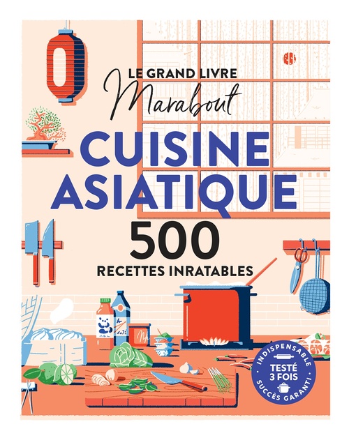 Couverture ebook de Le grand livre Marabout de la cuisine asiatique, de Collectif