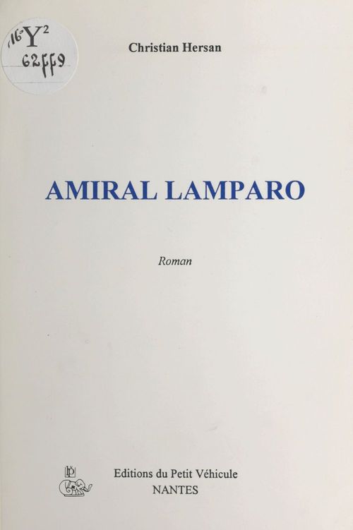 Couverture ebook de Amiral Lamparo, de Christian Hersan
