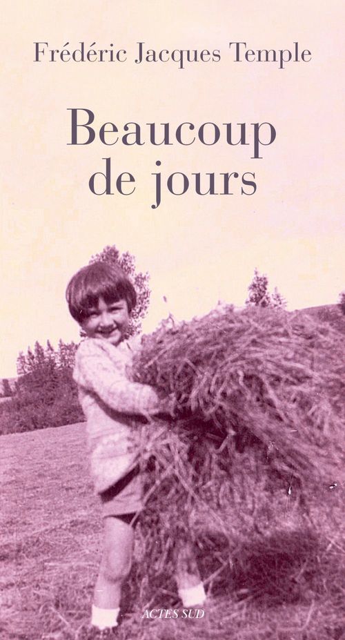 ebook cover of Beaucoup de jours, by Frédéric-jacques Temple