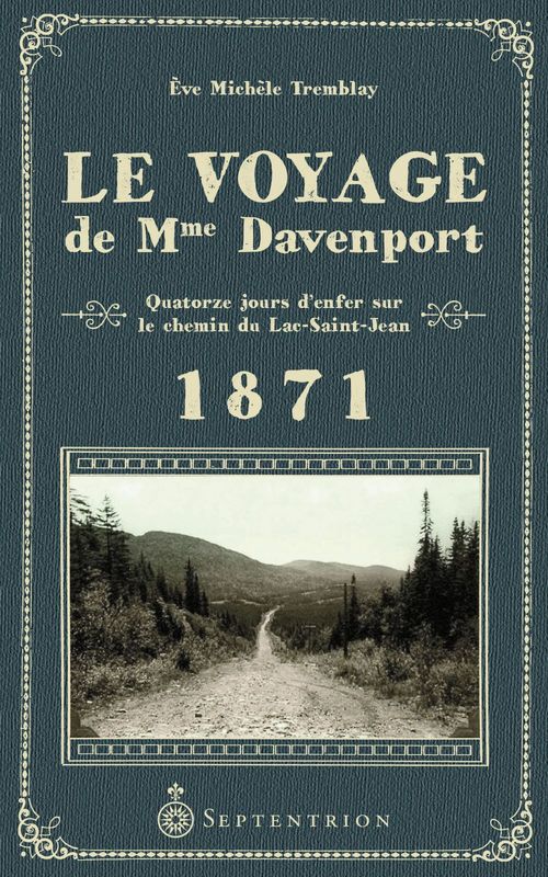 ebook cover of Le voyage de Mme Davenport, by Eve Michèle Tremblay