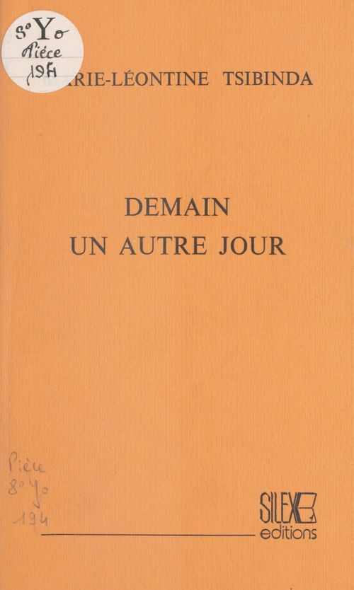 Couverture ebook de Demain un autre jour, de Marie-Leontine Tsibinda