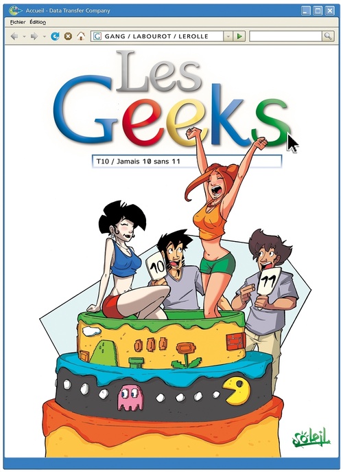 Couverture ebook de Les Geeks T10 - Jamais 10 sans 11, de Gang
