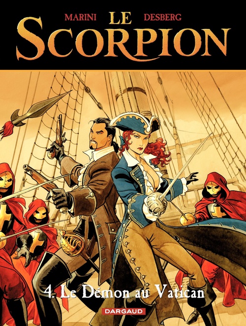 Couverture ebook de Le Scorpion - Tome 4 - Le Démon au Vatican, de Stephen Desberg, Enrico Marini