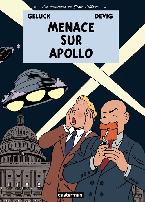 ebook cover of Les aventures de Scott Leblanc (Tome 2) - Menace sur Apollo, by Devig, Philippe Geluck