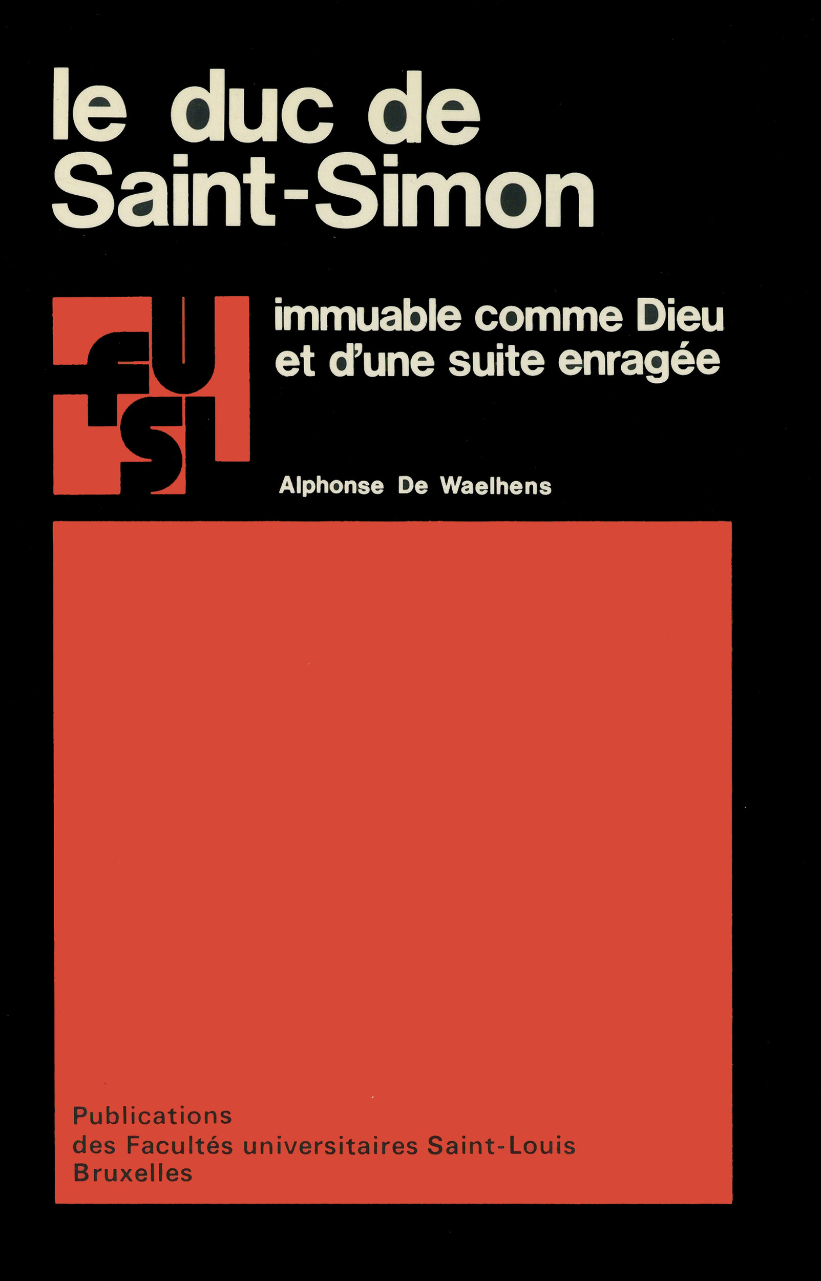 Couverture ebook de Le duc de Saint-Simon, de Alphonse de Waelhens