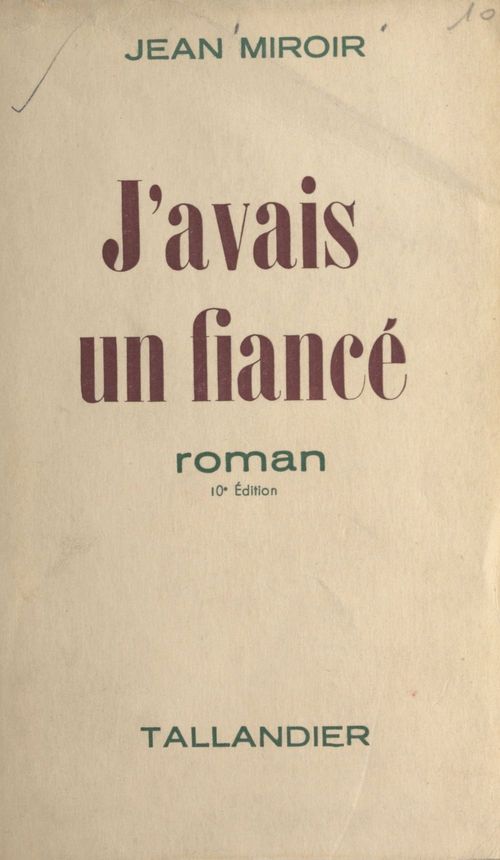 ebook cover of J'avais un fiancé, by Jean Miroir