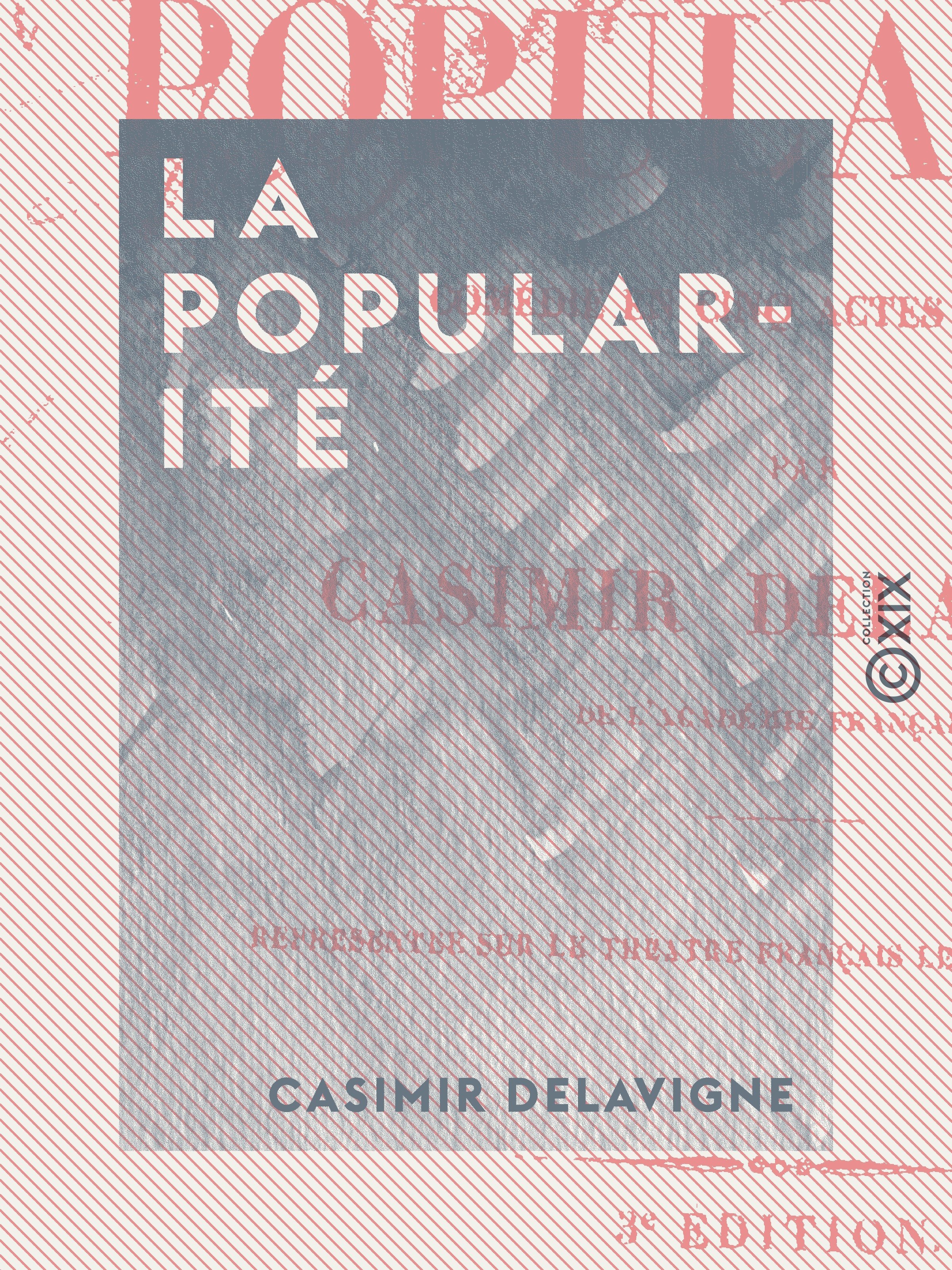 ebook cover of La Popularité, by Casimir Delavigne