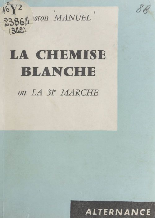 ebook cover of La chemise blanche, by Gaston Manuel