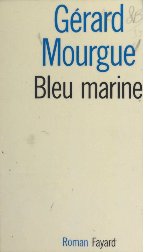 ebook cover of Bleu marine, by Gérard Mourgue