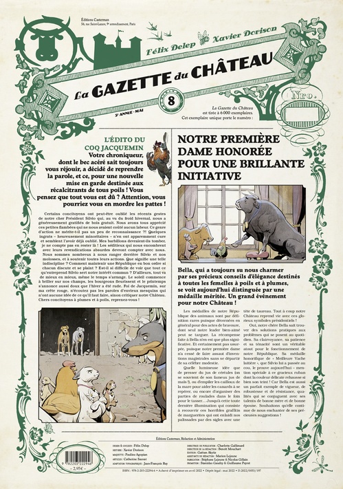 ebook cover of La Gazette du Château (Tome 8), by Félix Delep, Xavier Dorison