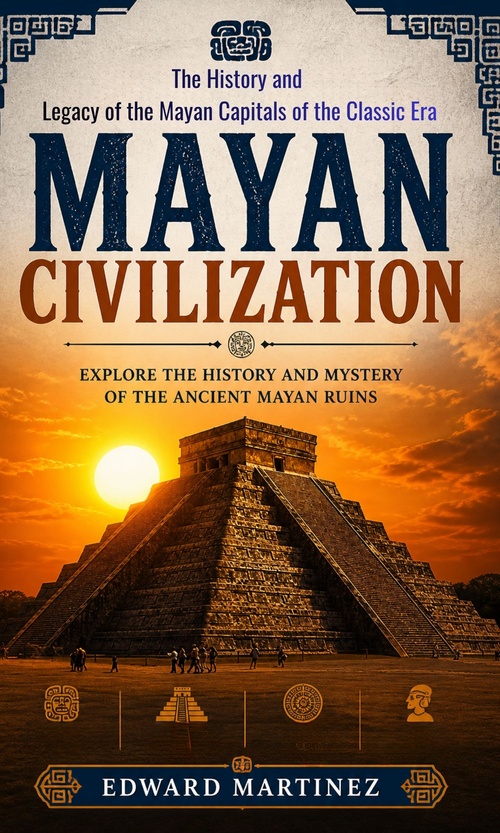 Couverture ebook de Mayan Civilization: Explore the History and Mystery of the Ancient Mayan Ruins, de Edward Martinez