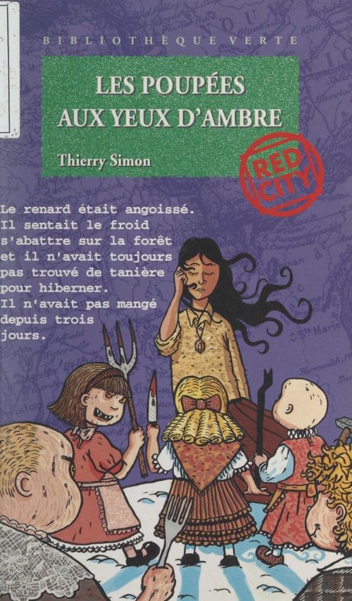 Couverture ebook de Red City : Les Poupées aux yeux d'ambre, de Tom Simon