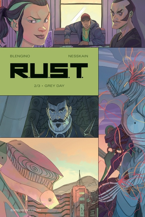 Couverture ebook de RUST T02 - Grey Day, de Luca Blengino, Nesskain