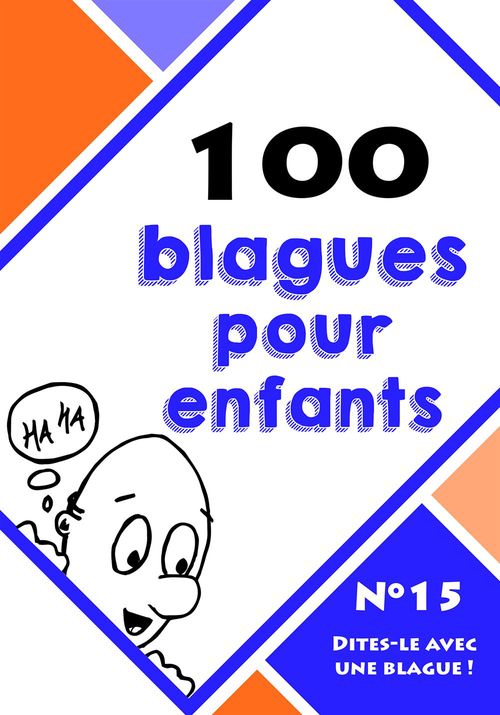 Couverture ebook de 100 blagues pour enfants, de Collectif