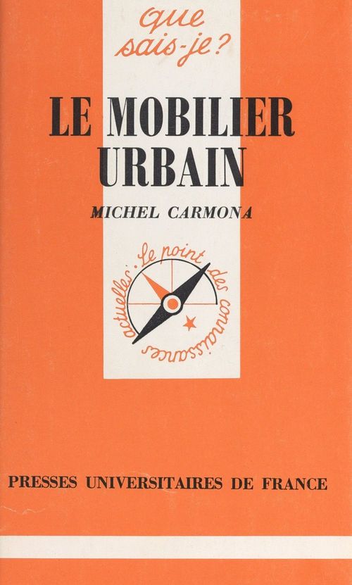 Couverture ebook de Le mobilier urbain, de Michel Carmona