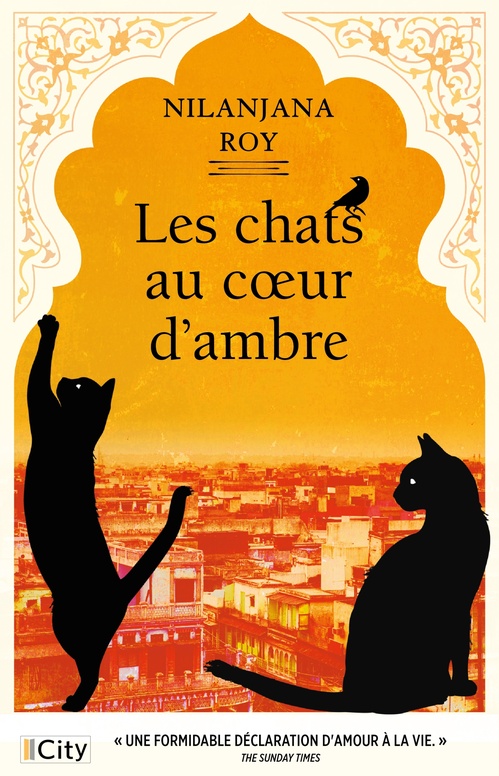 ebook cover of Les chats au coeur d'ambre, by Nilanjana S. Roy