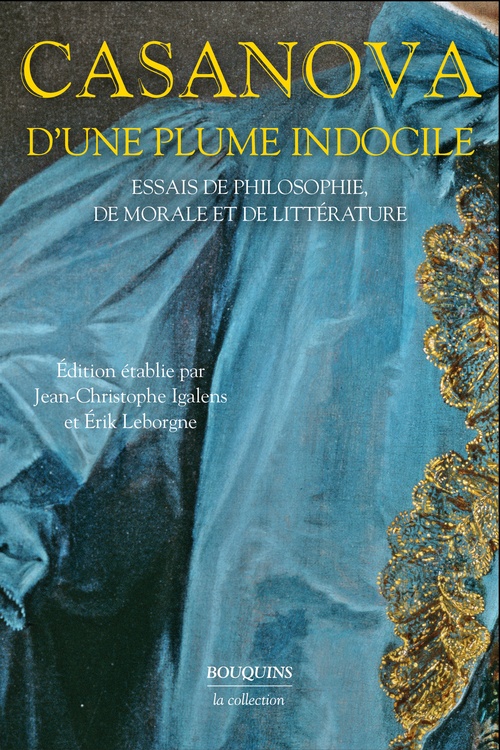 Couverture ebook de D'une plume indocile - Essais de philosophie, de morale et de littérature, de Giacomo Casanova