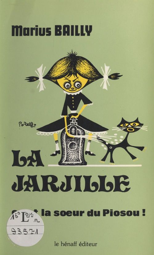 Couverture ebook de La Jarjille : c'est la soeur du Piosou !, de Marius Bailly
