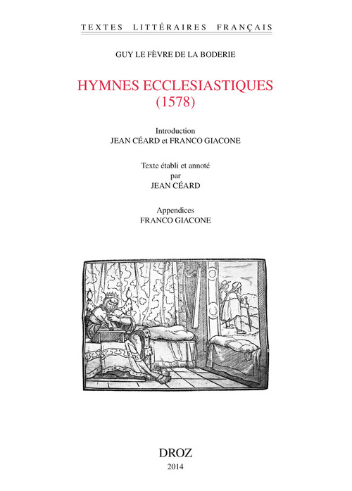 Couverture ebook de Hymnes ecclésiastiques (1578), de Jean Céard