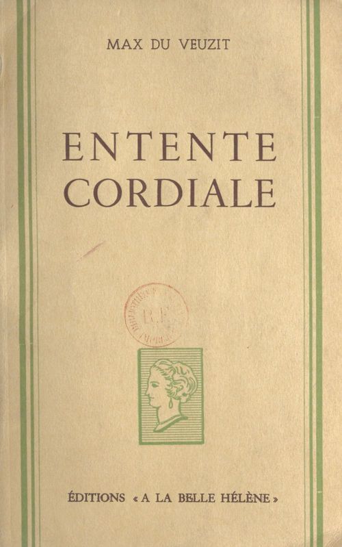 ebook cover of Entente cordiale, by Max Du Veuzit