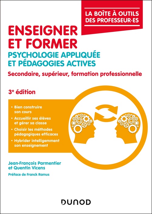 ebook cover of Enseigner et former - 3e éd., by Quentin Vicens, Jean-François Parmentier