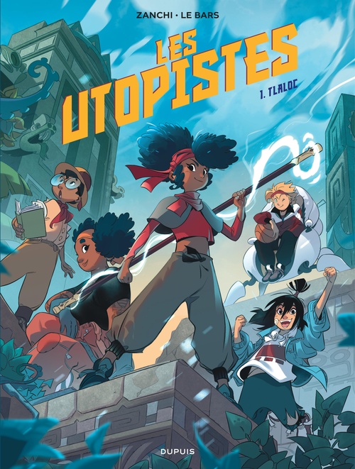 Couverture ebook de Les Utopistes - Tome 1 - Tlaloc, de Vincent Le Bars