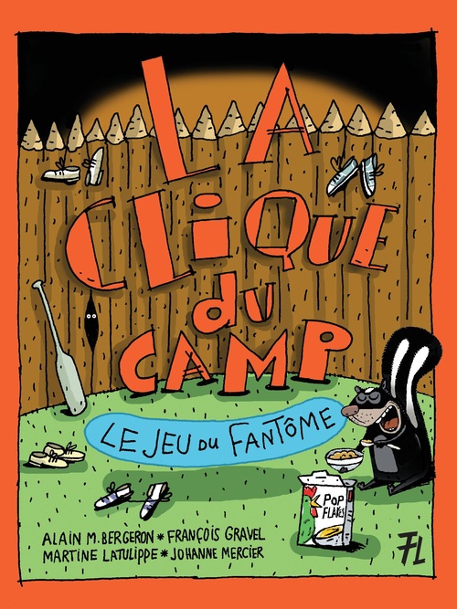 Couverture ebook de Le jeu du fantôme, de Alain M. Bergeron, François Gravel, Martine Latulippe, Johanne Mercier