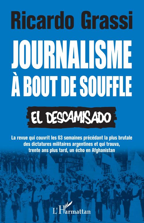 ebook cover of Journalisme à bout de souffle, by Ricardo Grassi