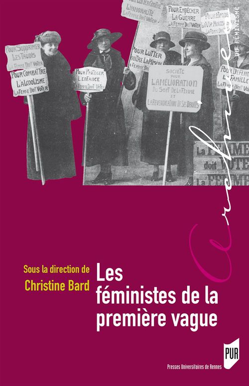ebook cover of Les féministes de la première vague, by Collectif, Christine Bard