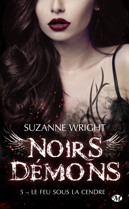 Couverture ebook de Noirs démons, T5 : Le Feu sous la cendre, de Suzanne Wright