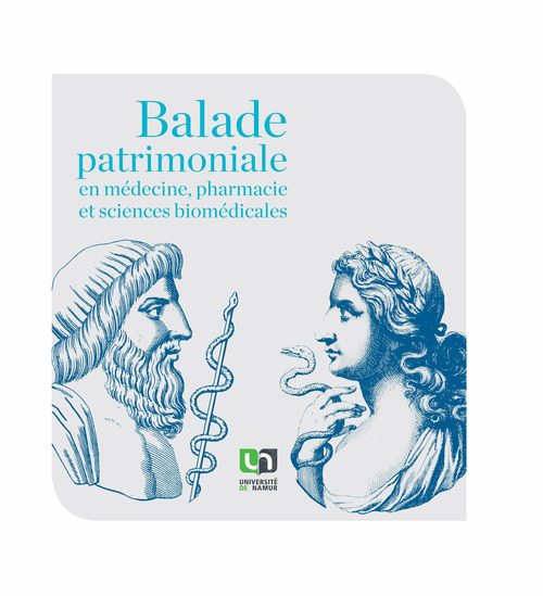 Couverture ebook de Balade patrimoniale en médecine, pharmacie et sciences biomédicales, de Collectif